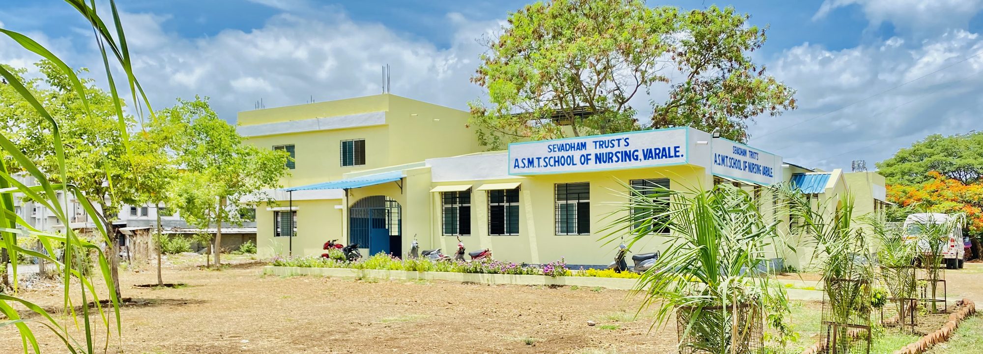 A.S.M.T. School of Nursing campus building at Varale, Talegaon Dabhade